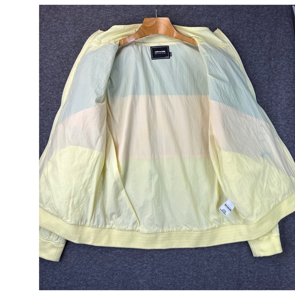 Pink Dolphin Colorblock Windbreaker Blue Pink Yellow Rare Ghost Zip Mens Size S - Picture 6 of 16